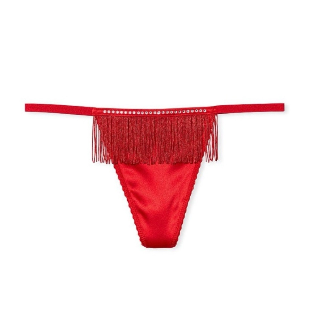 Victoria’s Secret Very Sexy Fringe V-String Thong Medium